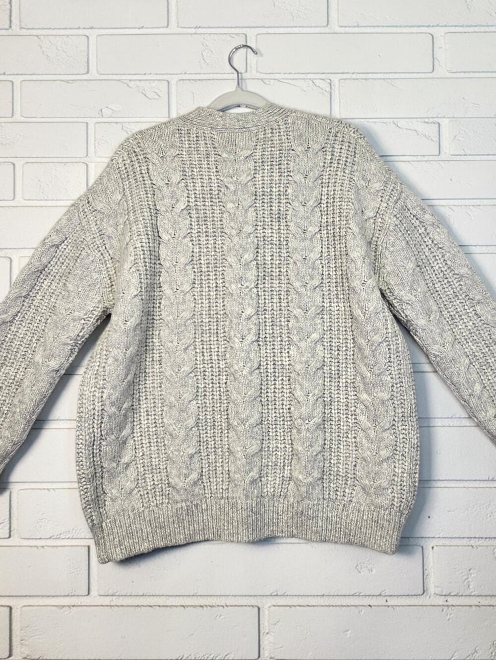 Jenni Kayne Alpaca Wool Cocoon Cardigan Gray Relaxed Oversize Sweater Size XXS - Picture 11 of 16